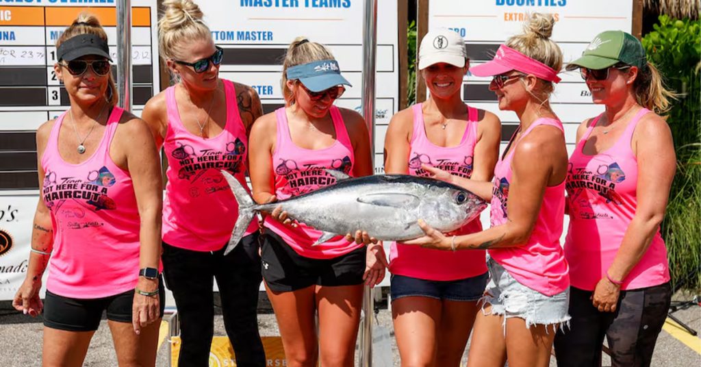 Dive into the world of Tampa Bay offshore fishing at this all-female tournament