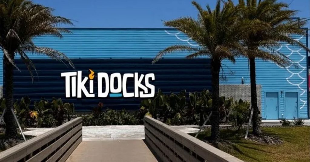 This rendering shows what the sign will look like on the exterior of the Tiki Docks restaurant that Tampa-based 23 Restaurant Services plans to open in Port Orange in October 2024. The riverfront Polynesian-themed restaurant will be located at 3633 S. Ridgewood Ave., where Fysh Bar & Grill used to be (next to the city's Riverwalk Park).